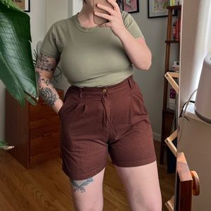 Big Bud Press Trouser Shorts (Fudgesicle Brown)